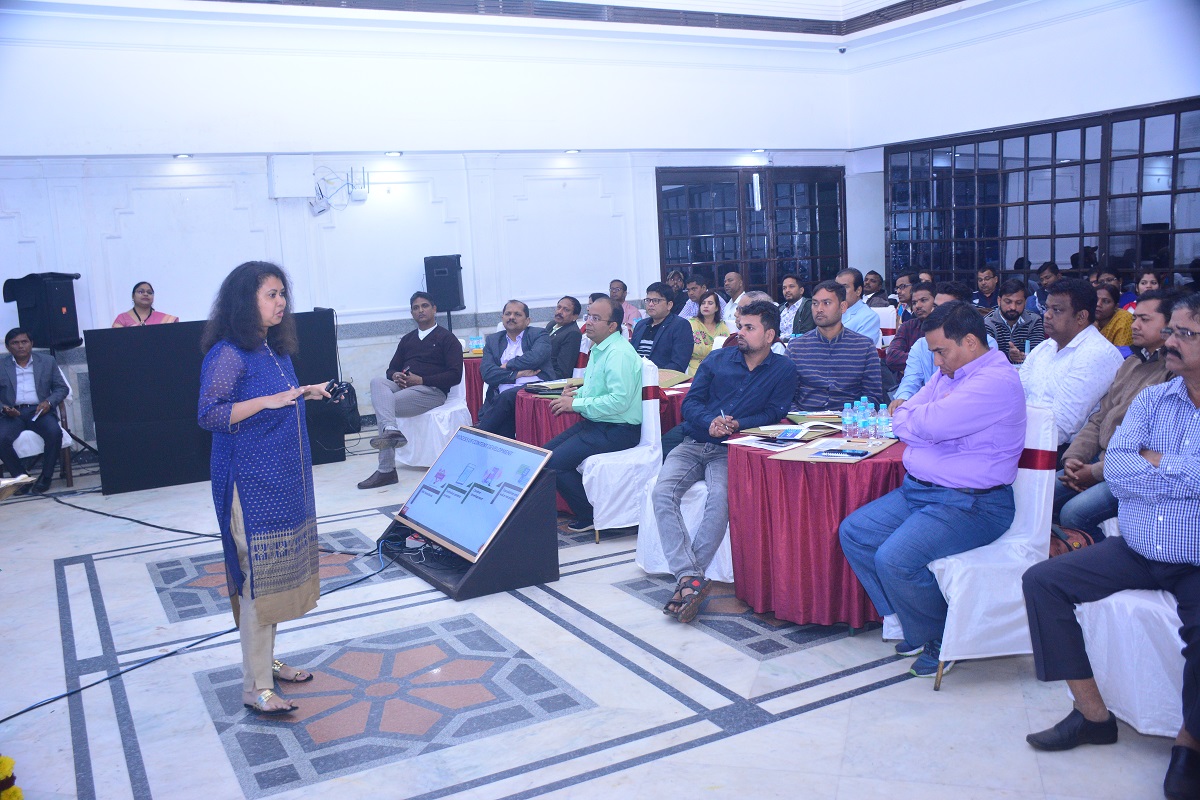 Ms. Sohini Sanyal, Learning and Capacity Building Specialist, RISE, taking a session